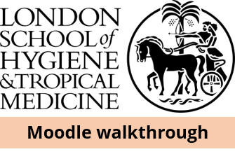 LSHTM Logo with link to walkthrough video